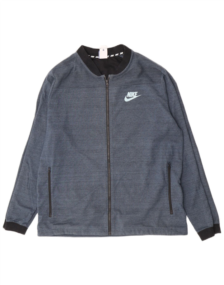 Мужской спортивный костюм Nike Top Jacket XL, синий хлопок с крапинками
