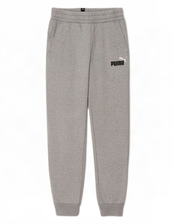 Спортивный костюм Puma для мальчиков с графическим рисунком, брюки для бега, 11–12 лет, серые в крапинку