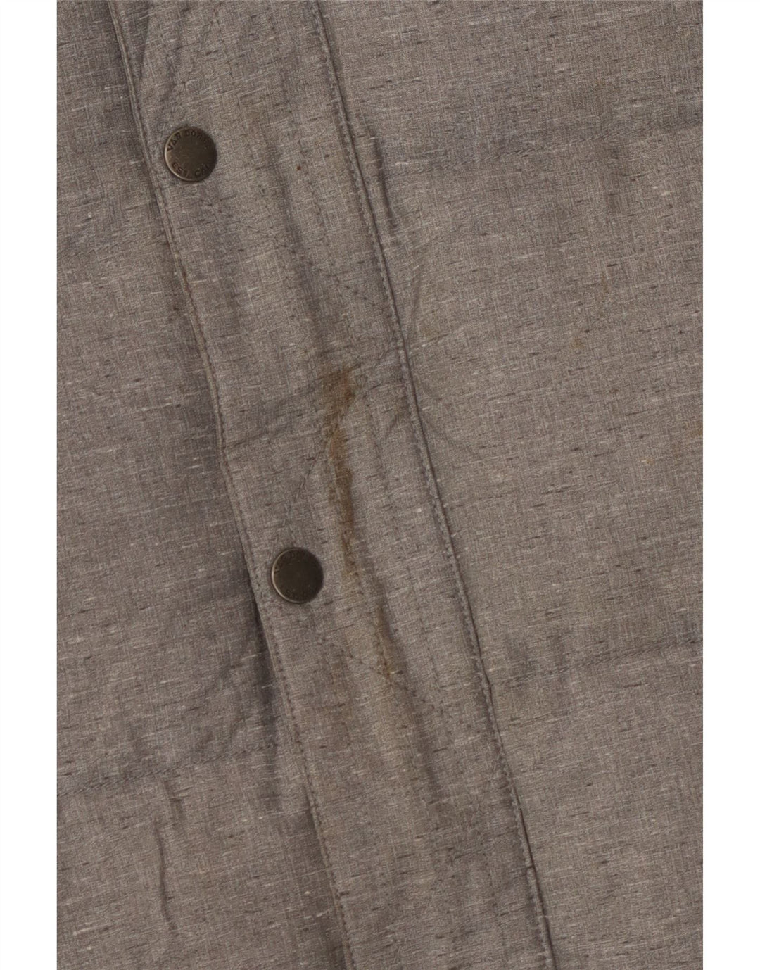 Мужская стеганая куртка VANS с капюшоном UK 38, средний серый нейлон