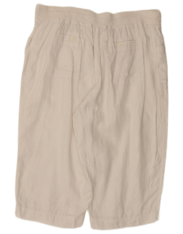 Женские шорты-бермуды Marks & Spencer Autograph UK 18 XL W36 Белые