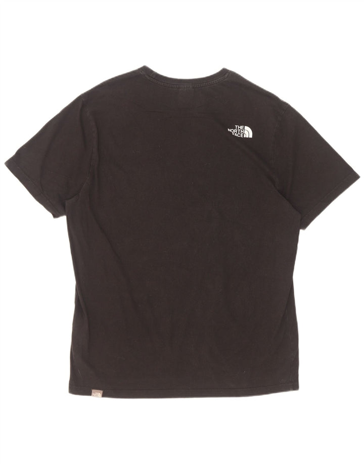 Мужская футболка The North Face, большой черный хлопок