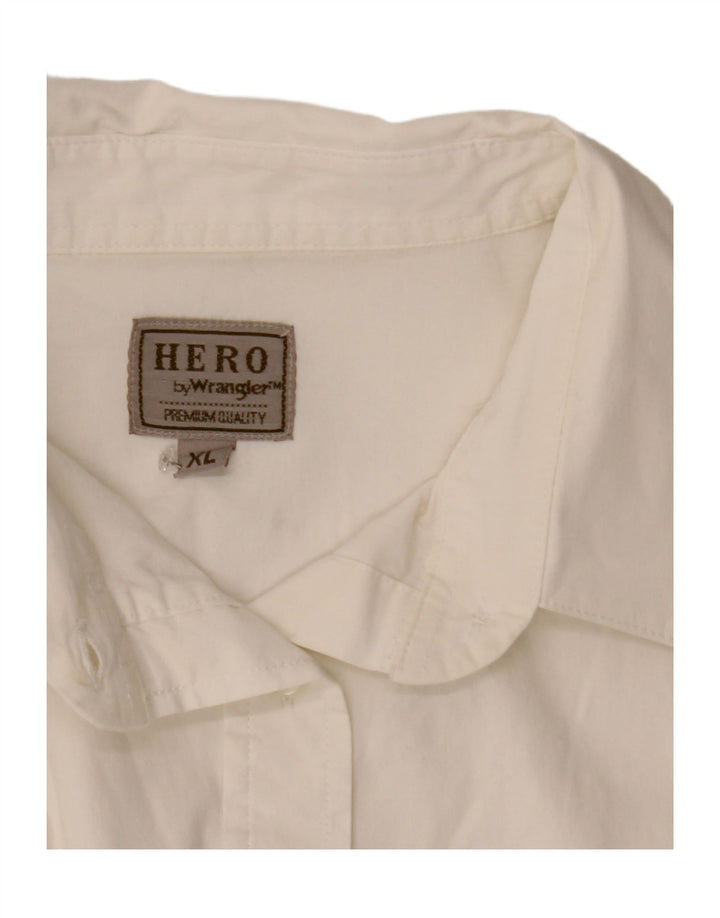 WRANGLER Girls Shirt 13-14 Years XL White Vintage Wrangler and Second-Hand Wrangler from Messina Hembry 