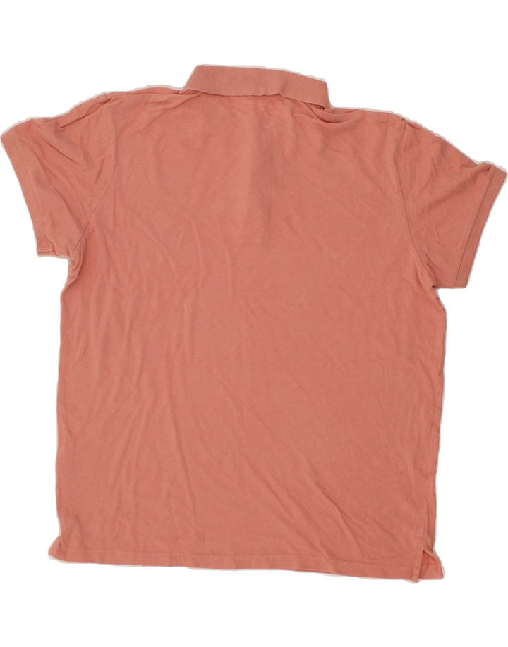 JACK & JONES Mens Polo Shirt Large Pink Cotton Vintage Jack & Jones and Second-Hand Jack & Jones from Messina Hembry 