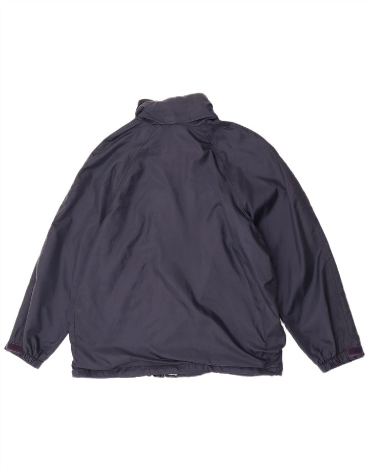 Женская ветровка K-Way с капюшоном UK 14 Medium Navy Blue