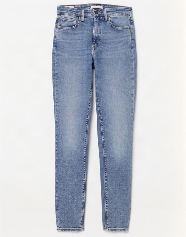 Женские джинсы скинни Levi's 721 с высокой посадкой W28 L30, синие, хлопок