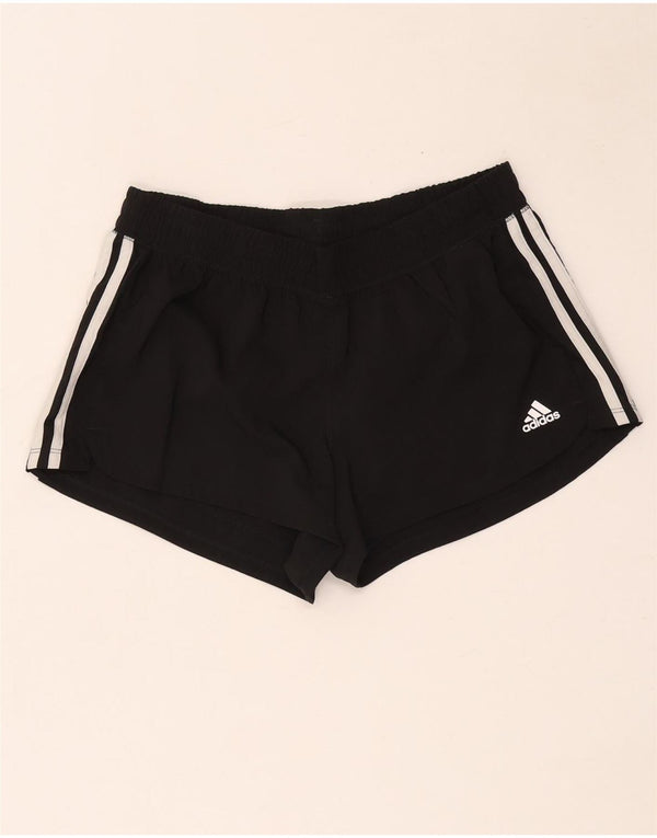 Женские спортивные шорты Adidas Aeroready UK 12/14, средний черный, полиэстер