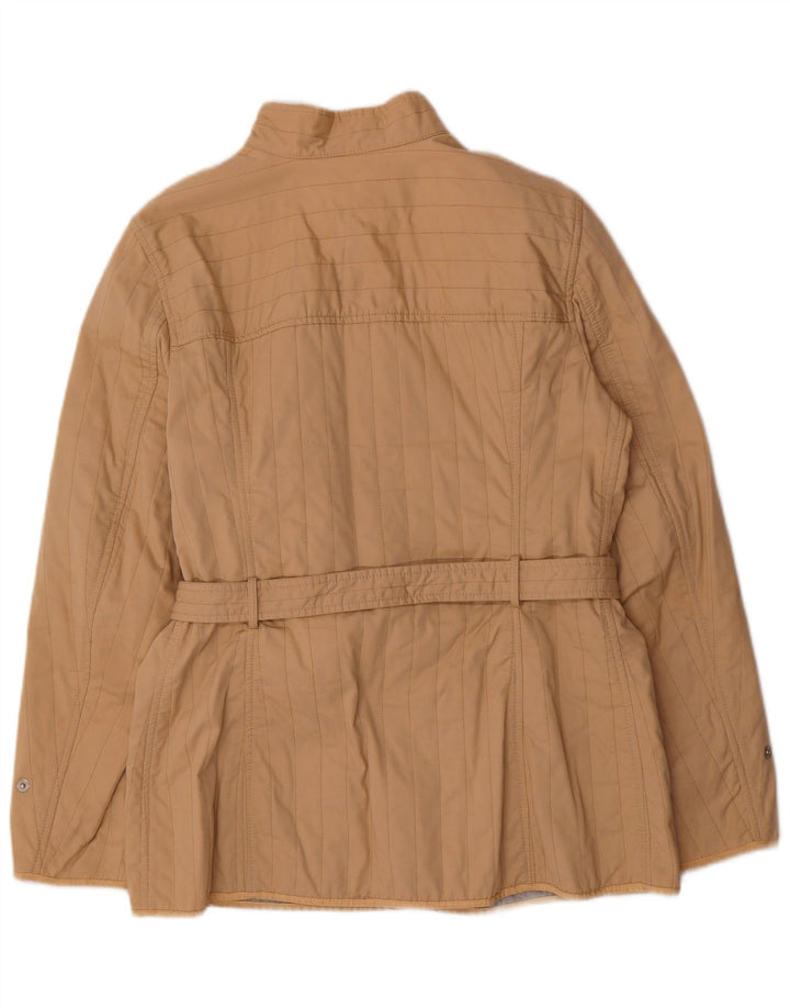 Женская стеганая куртка Fay UK 18 XL, бежевый хлопок
