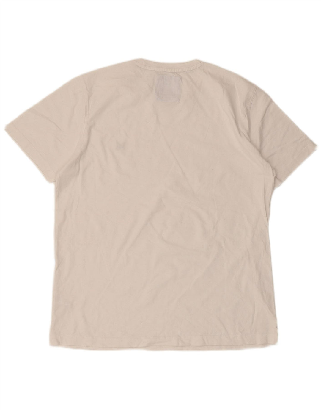 Crew Clothing Мужская футболка большого размера из хлопка белого цвета