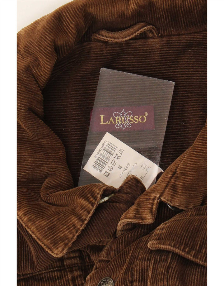 Мужская вельветовая куртка Larusso UK 38 средний коричневый хлопок