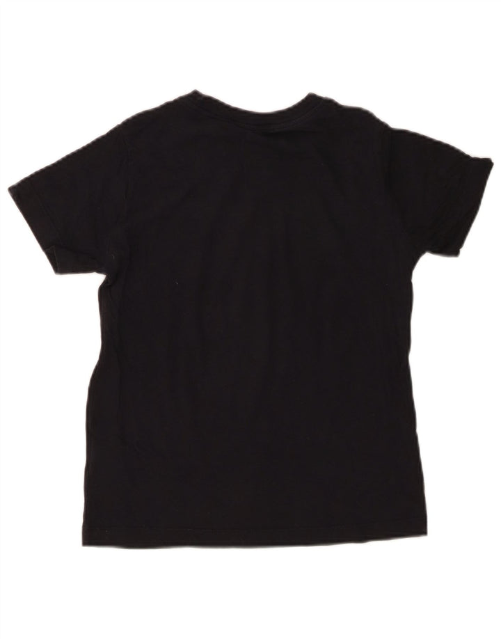 NIKE Boys Graphic T-Shirt Top 10-11 Years Medium Black Cotton
