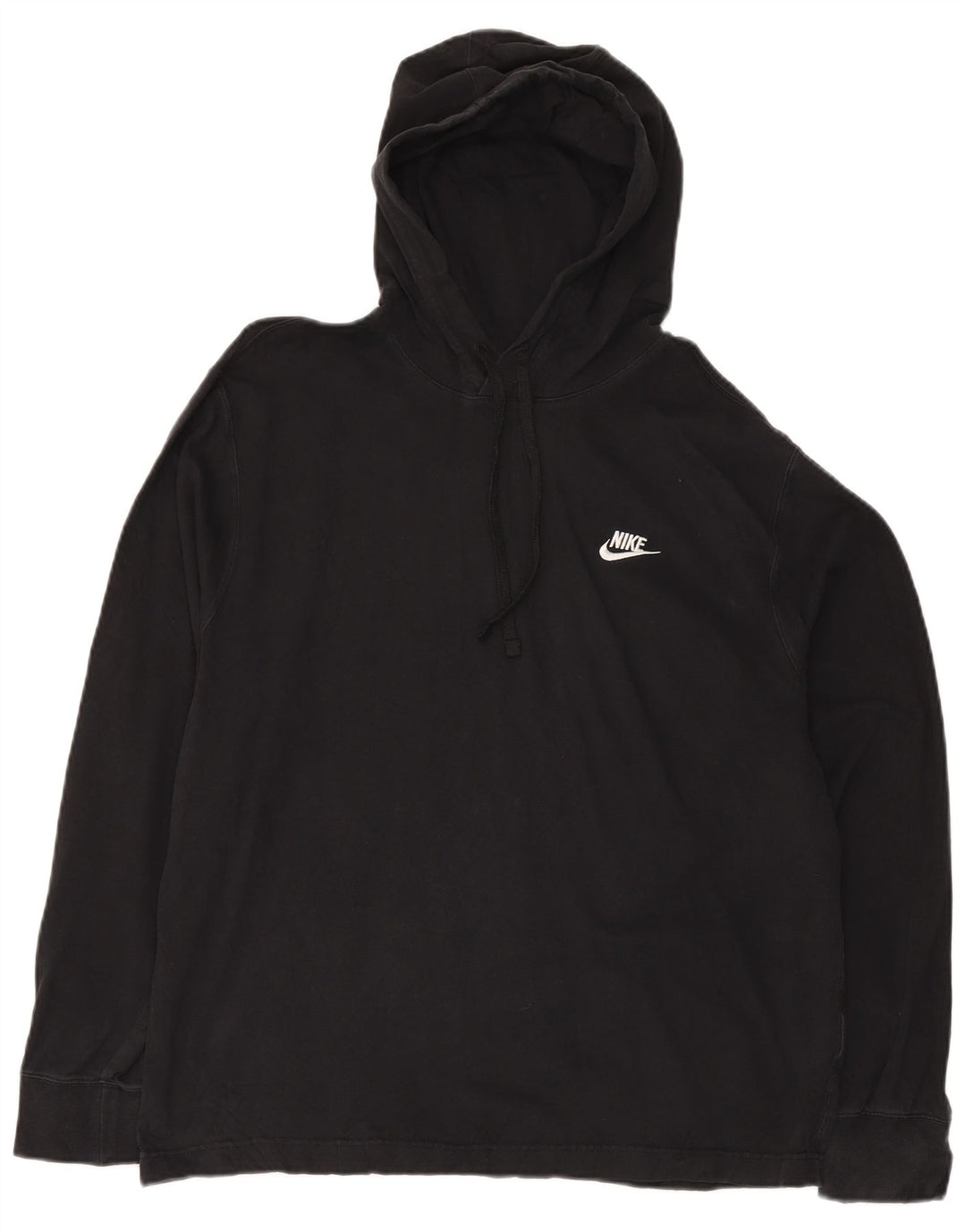Мужской джемпер с капюшоном Nike, большой черный, хлопок
