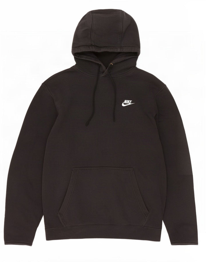 Мужской джемпер с капюшоном Nike, средний черный, хлопок
