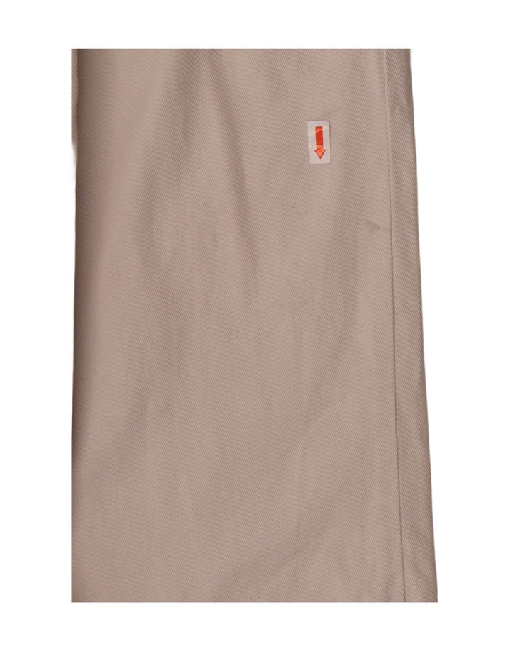 TRUSSARDI Mens Straight Capri Trousers W34 L23 Grey