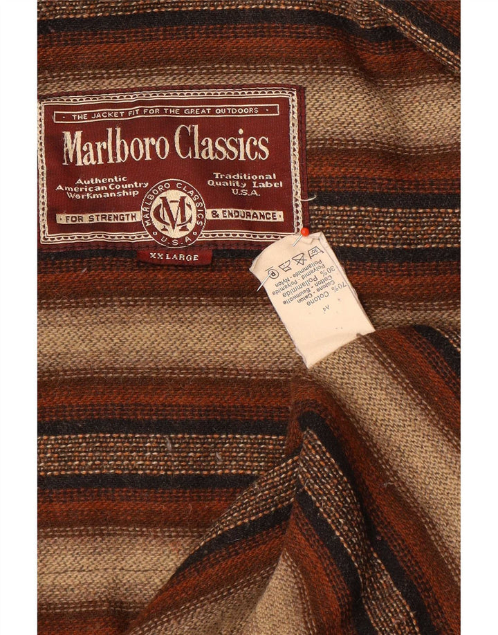 Мужская куртка Marlboro Classics UK 44 2XL Коричневый хлопок