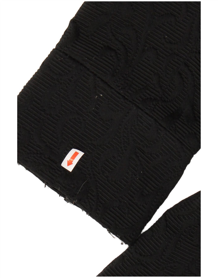 DESIGUAL Женское пальто с абстрактным узором EU 40, средний черный хлопок, хлопок