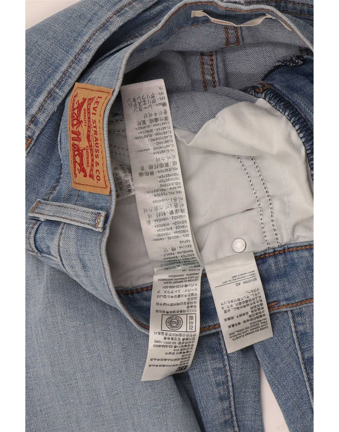 Женские прямые джинсы Levi's 314 W28 L32, синий хлопок