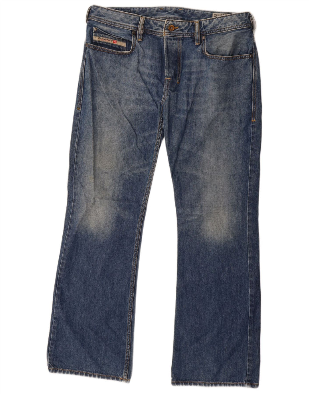 Женские джинсы Diesel Zatiny Regular Bootcut W33 L30, синие, хлопок