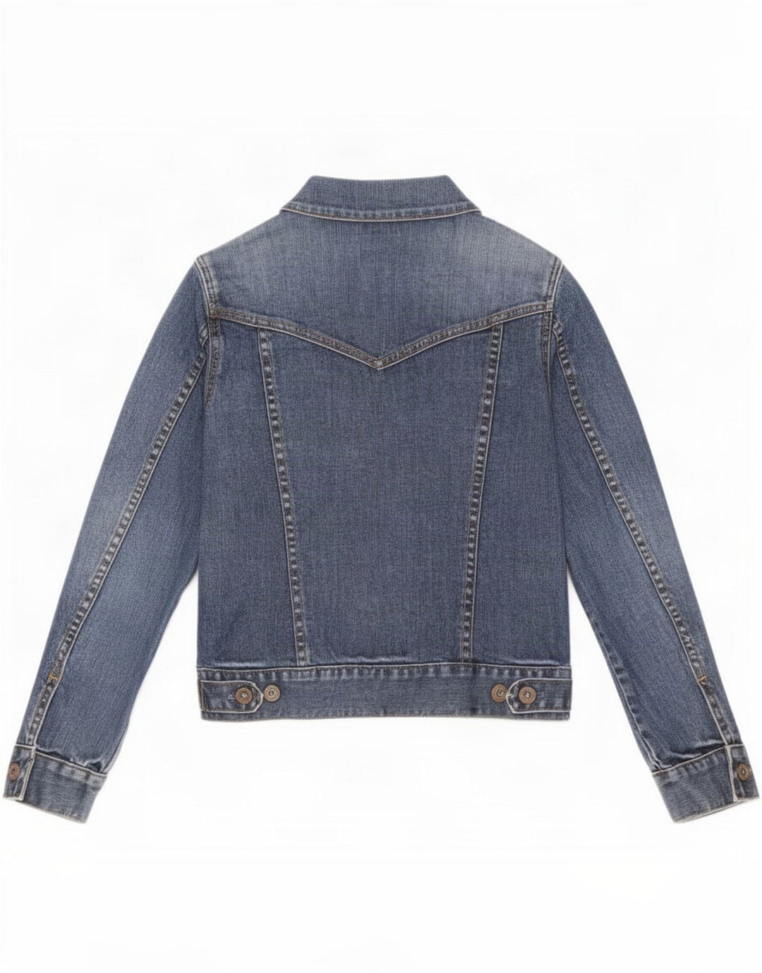 Женская джинсовая куртка Gap Petite UK 10, маленькая синяя, хлопок