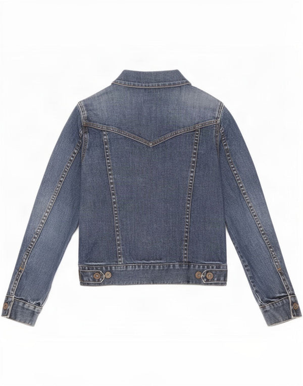 Женская джинсовая куртка Gap Petite UK 10, маленькая синяя, хлопок