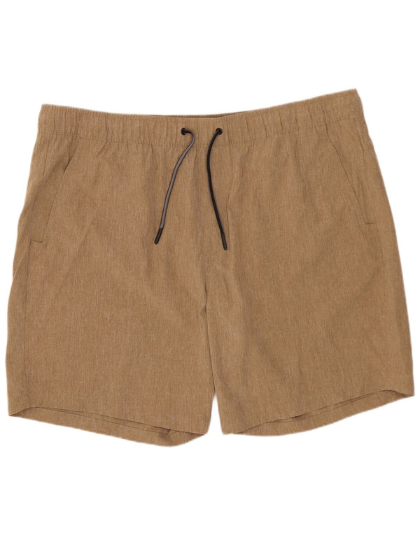 EDDIE BAUER Мужские повседневные шорты 2XL W42 Бежевый полиэстер