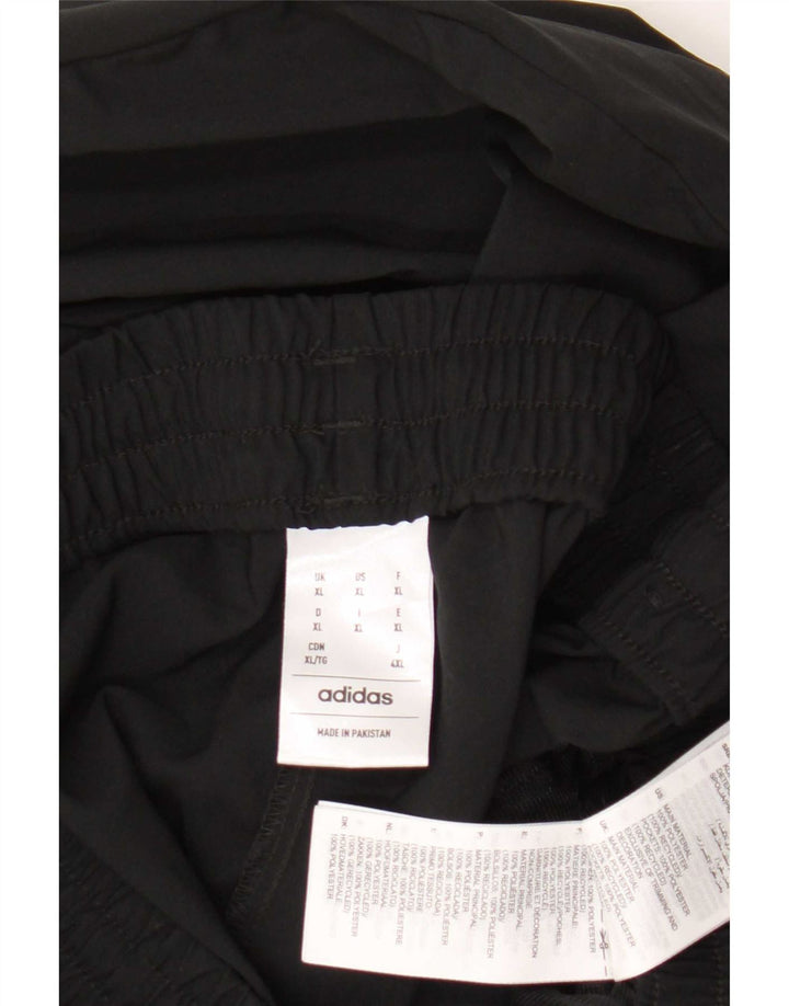 Мужские спортивные брюки Adidas XL черные из полиэстера