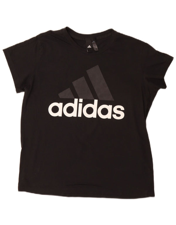 Adidas Женская футболка с рисунком Top UK 20/22 XL Черный
