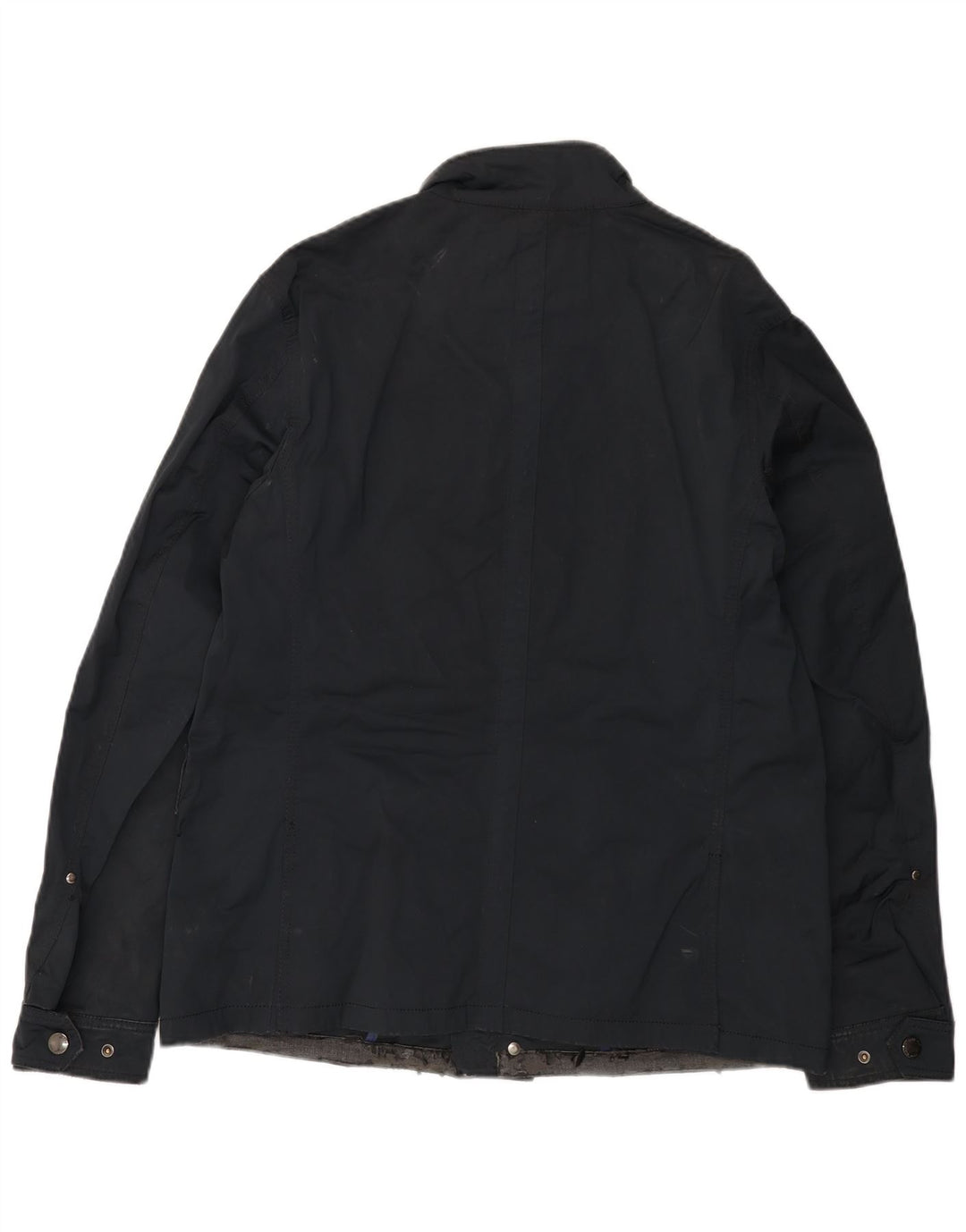 Мужская куртка Zara UK 42 XL темно-синяя, полиэстер