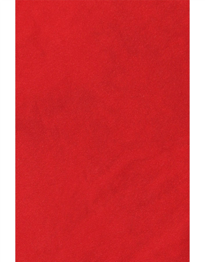 Мужская рубашка поло FRED PERRY, большая красная, хлопковая