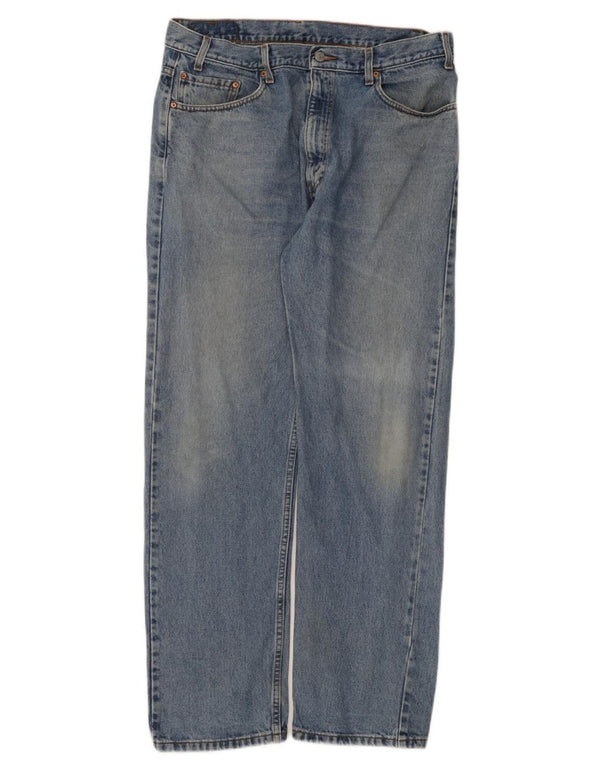 Мужские прямые джинсы Levi's 505 стандартного кроя W38 L32 синие, хлопок
