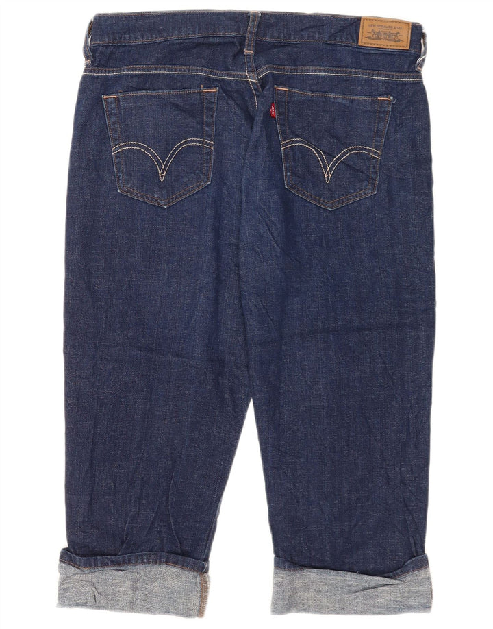 Женские джинсы-капри Levi's 515, размер США 10, большие размеры W32 L19, синий хлопок