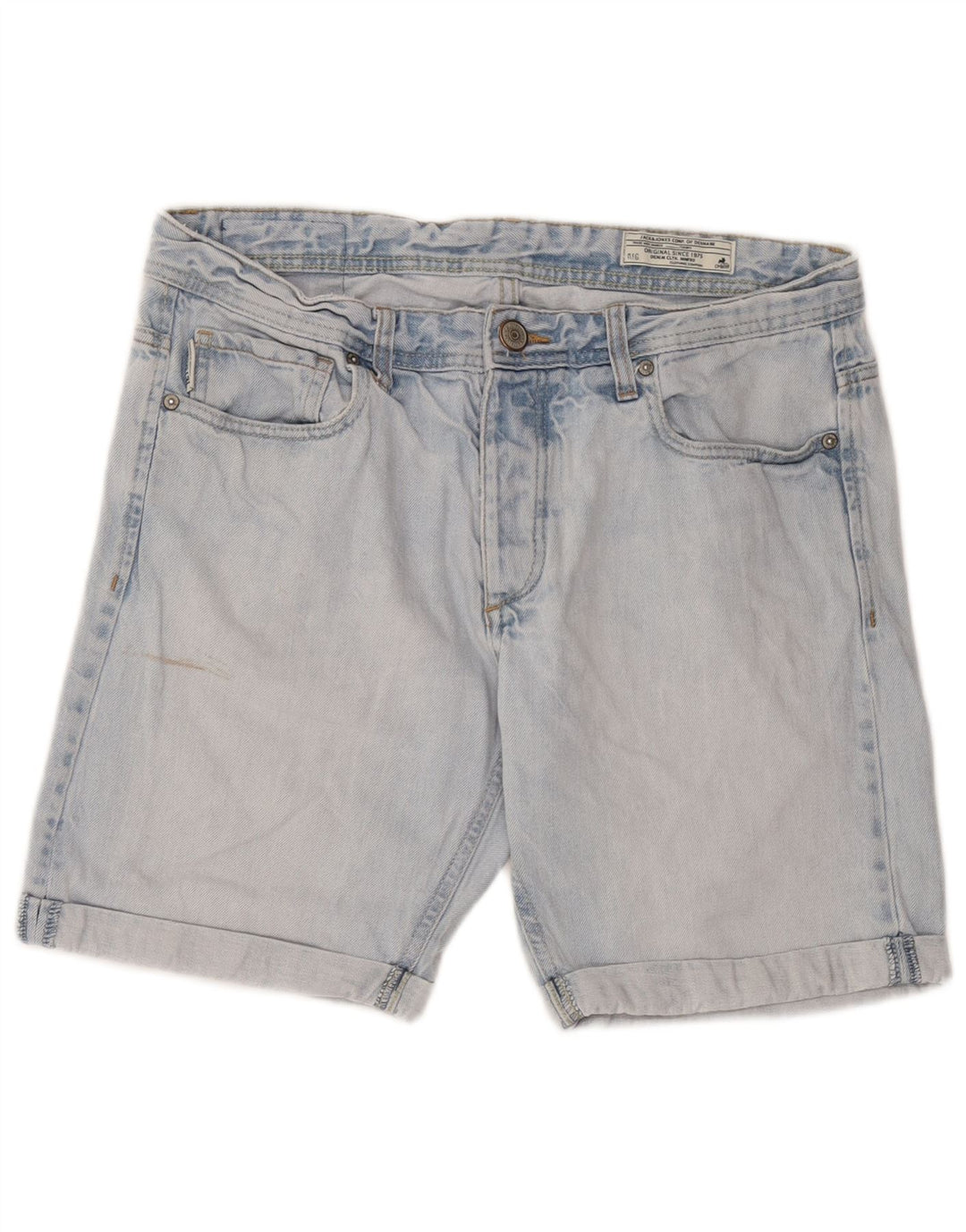 Мужские джинсовые шорты Jack & Jones, большие размеры, W34, синие, хлопок