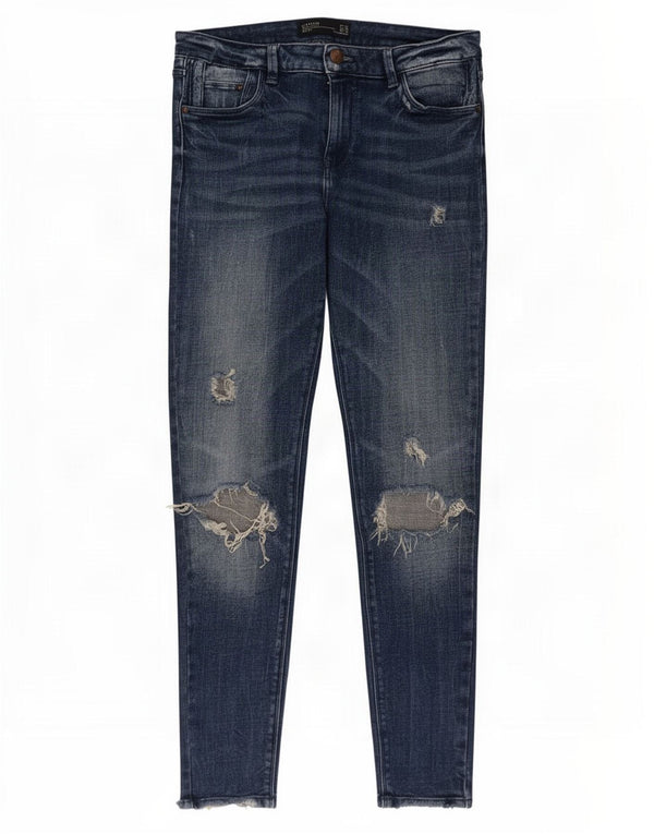 Женские джинсы скинни Zara Trafaluc EU 40 Medium W30 L28 Темно-синие