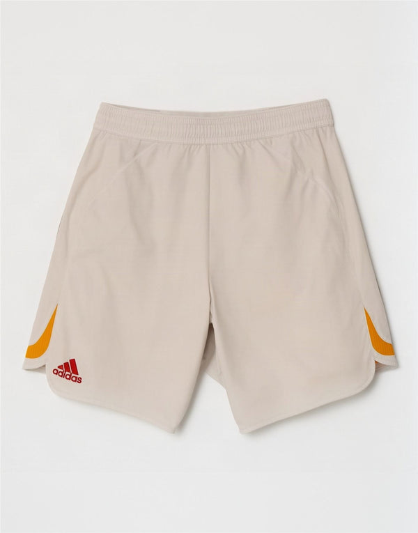 Мужские спортивные шорты Adidas XL белого цвета из полиэстера с цветными блоками