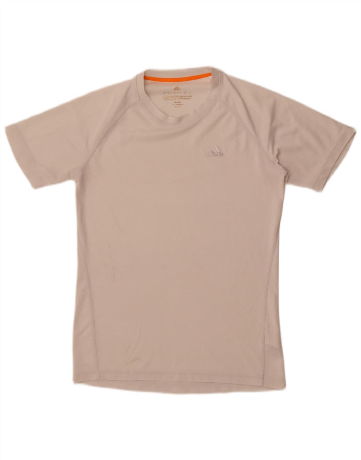 Мужская футболка Adidas Climalite, маленький белый полиэстер