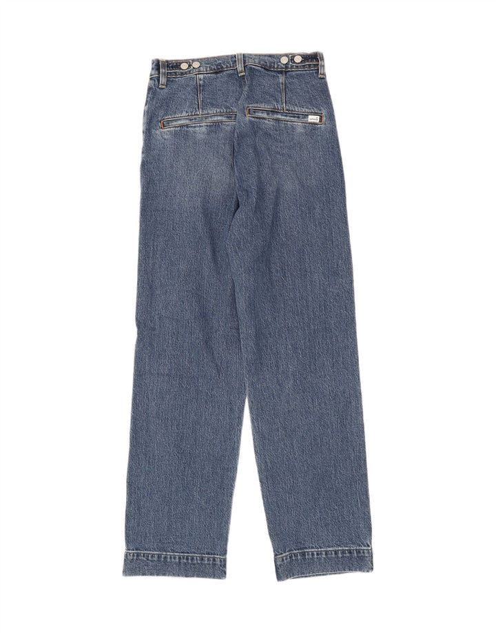 Женские прямые джинсы Levi's Ribcage W26 L29, синий хлопок