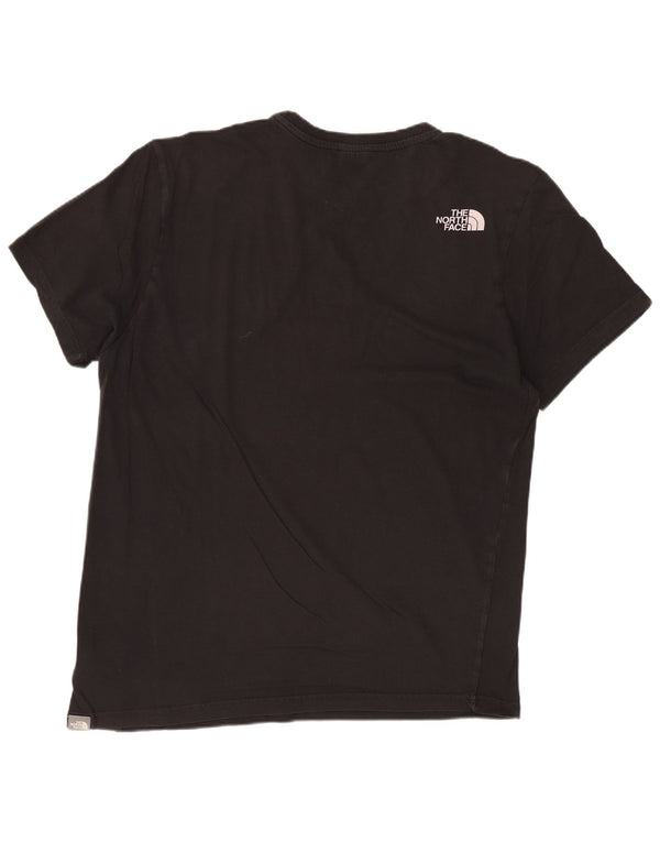 The North Face Mens T-Shirt Top Medium Black Cotton