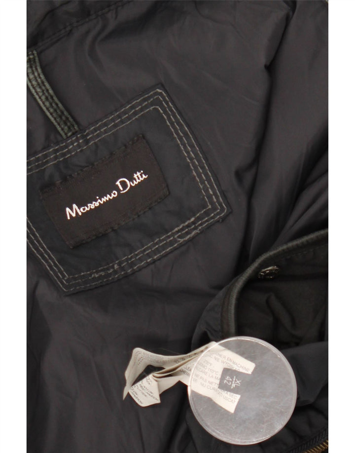 Мужская куртка MASSIMO DUTTI UK 42 XL, черный нейлон