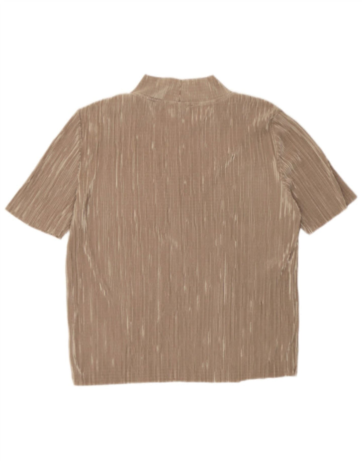 Женская блузка Zara Top UK 14, средний бежевый