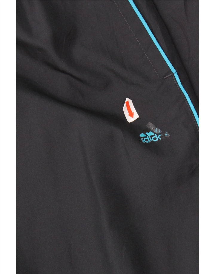 Женские спортивные брюки ADIDAS UK 12, средний черный, полиэстер