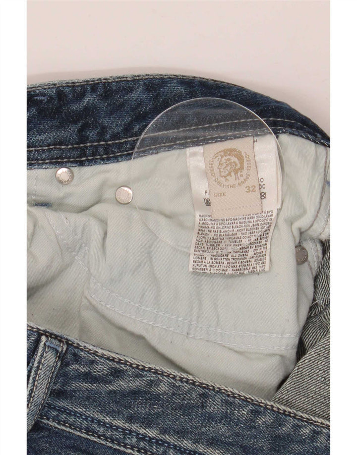 Мужские потертые джинсы Diesel Bootcut W32 L32, синие, хлопок