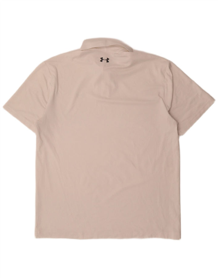 Мужская рубашка поло Under Armour, большая белая