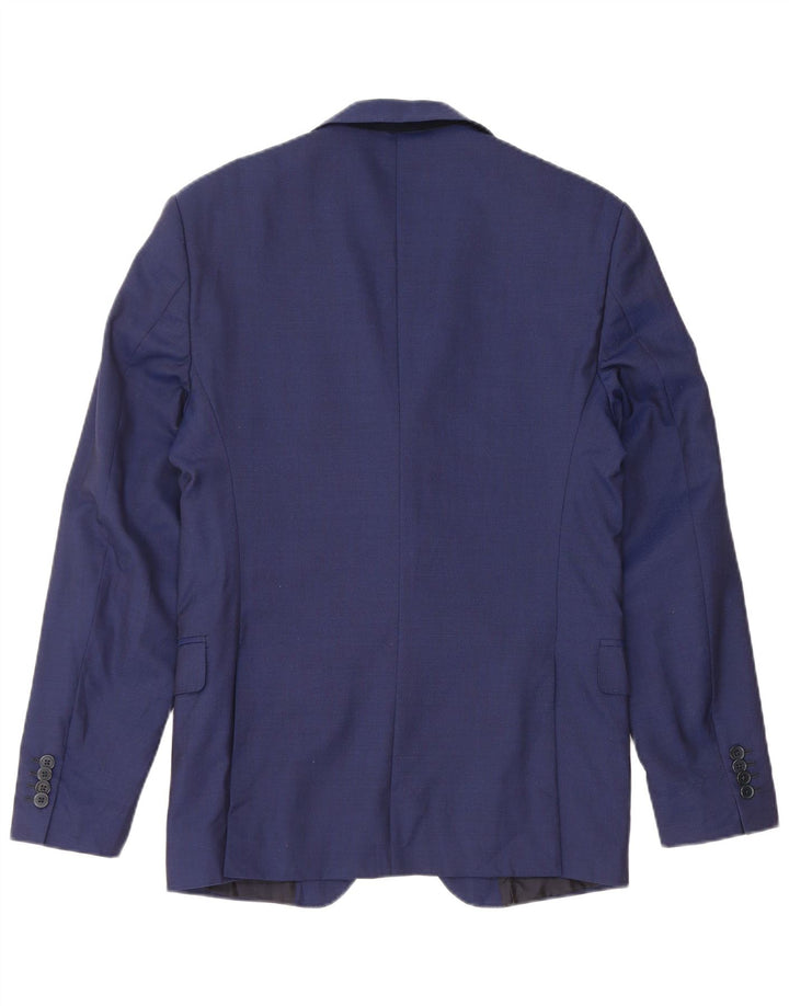 Ermenegildo Zegna Мужской костюм-двойка IT 48 Средний W28 L28 Темно-синий Классический