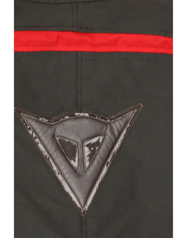 Мужская куртка Dainese Racer IT 52, большая серая, нейлон с цветными блоками