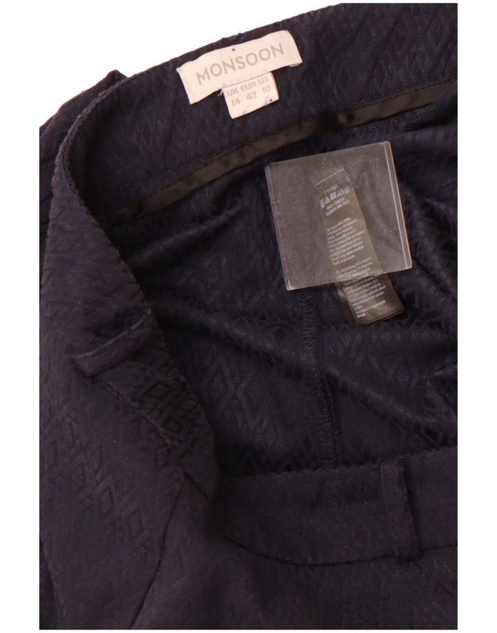 Женские повседневные брюки MONSONON UK 14, большие W34 L29, темно-синие