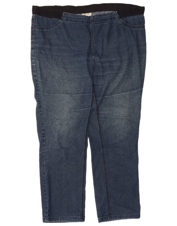 Женские прямые джинсы Marks & Spencer Autograph UK 18 XL W44 L29 синие