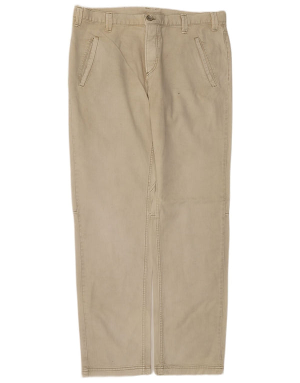 Мужские прямые брюки чинос Benetton IT 52 XL W36 L34 Зеленый хлопок
