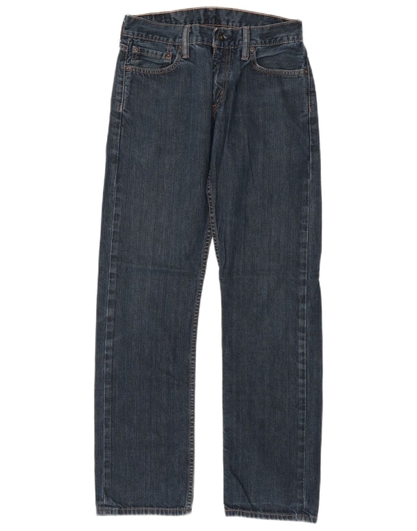 Мужские прямые узкие джинсы Levi's 514 W29 L32 синие, хлопок