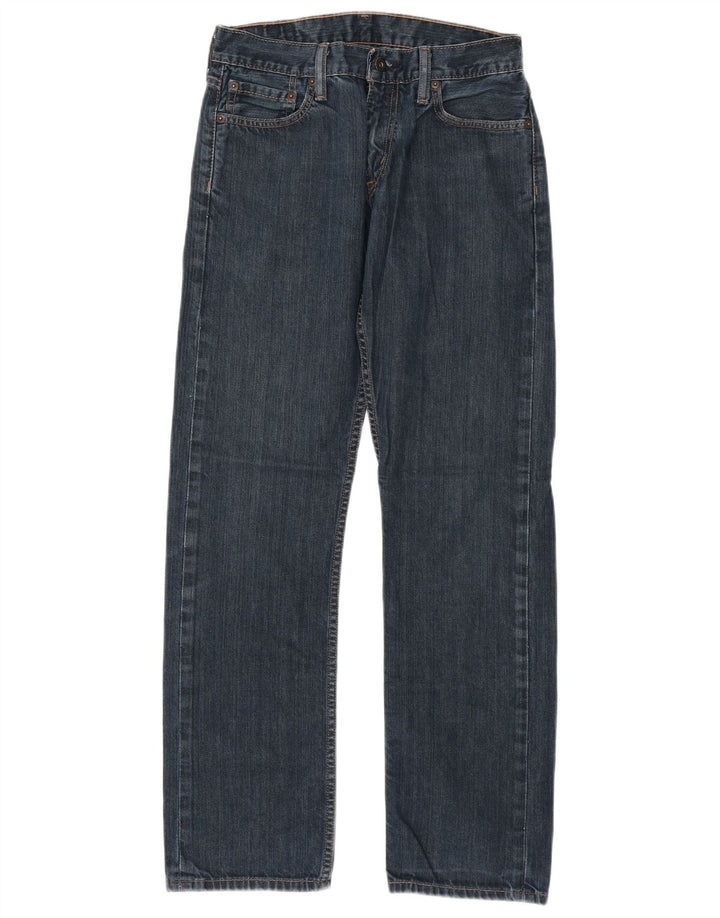 Мужские прямые узкие джинсы Levi's 514 W29 L32 синие, хлопок