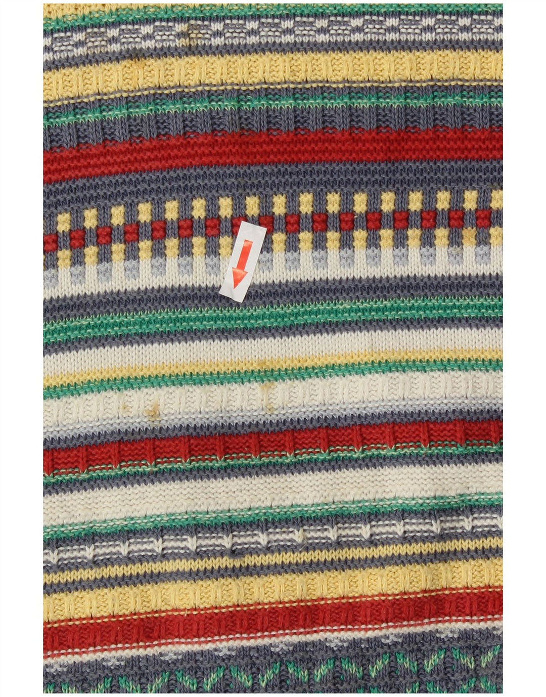 Женский джемпер с v-образным вырезом Camelot UK 18 XL, разноцветный геометрический ретро