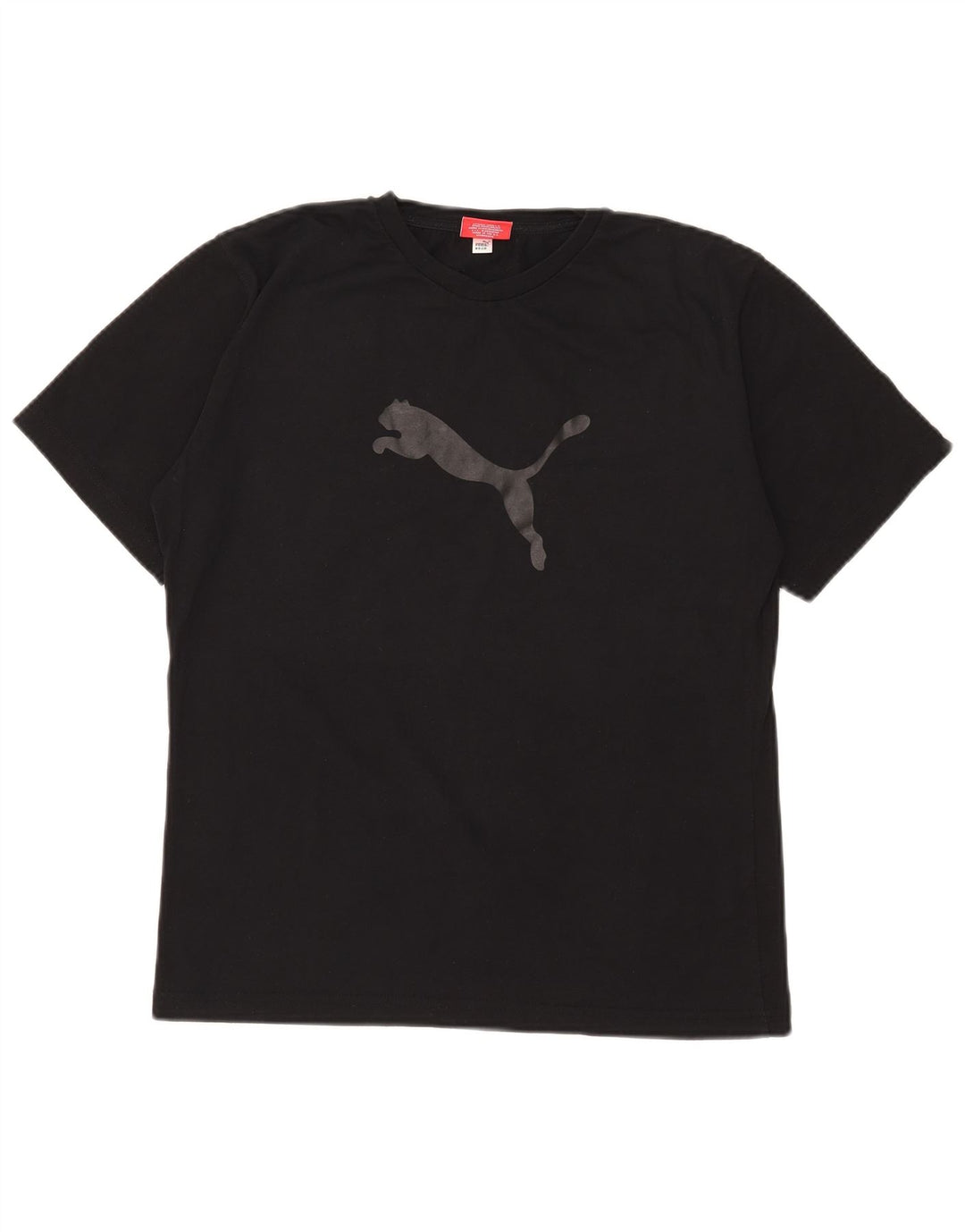 Женская футболка с рисунком Puma Top UK 12, средний черный полиэстер